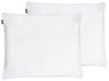 Set of 2 Bed Pillows VIHREN Low 50 x 60 cm Duck Feathers and Down White