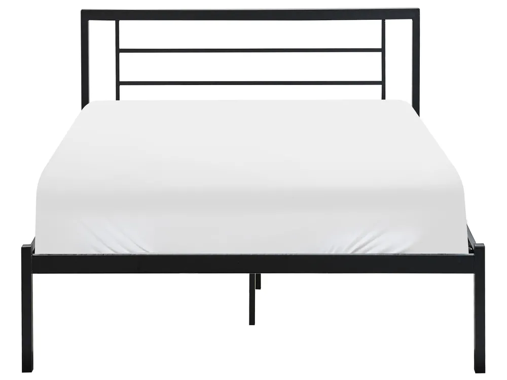 Sänky metalli CUSSET 120 x 200 cm Musta_1026477