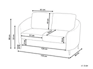 Soffa 2-sits TROSA Ljusgrå_852364