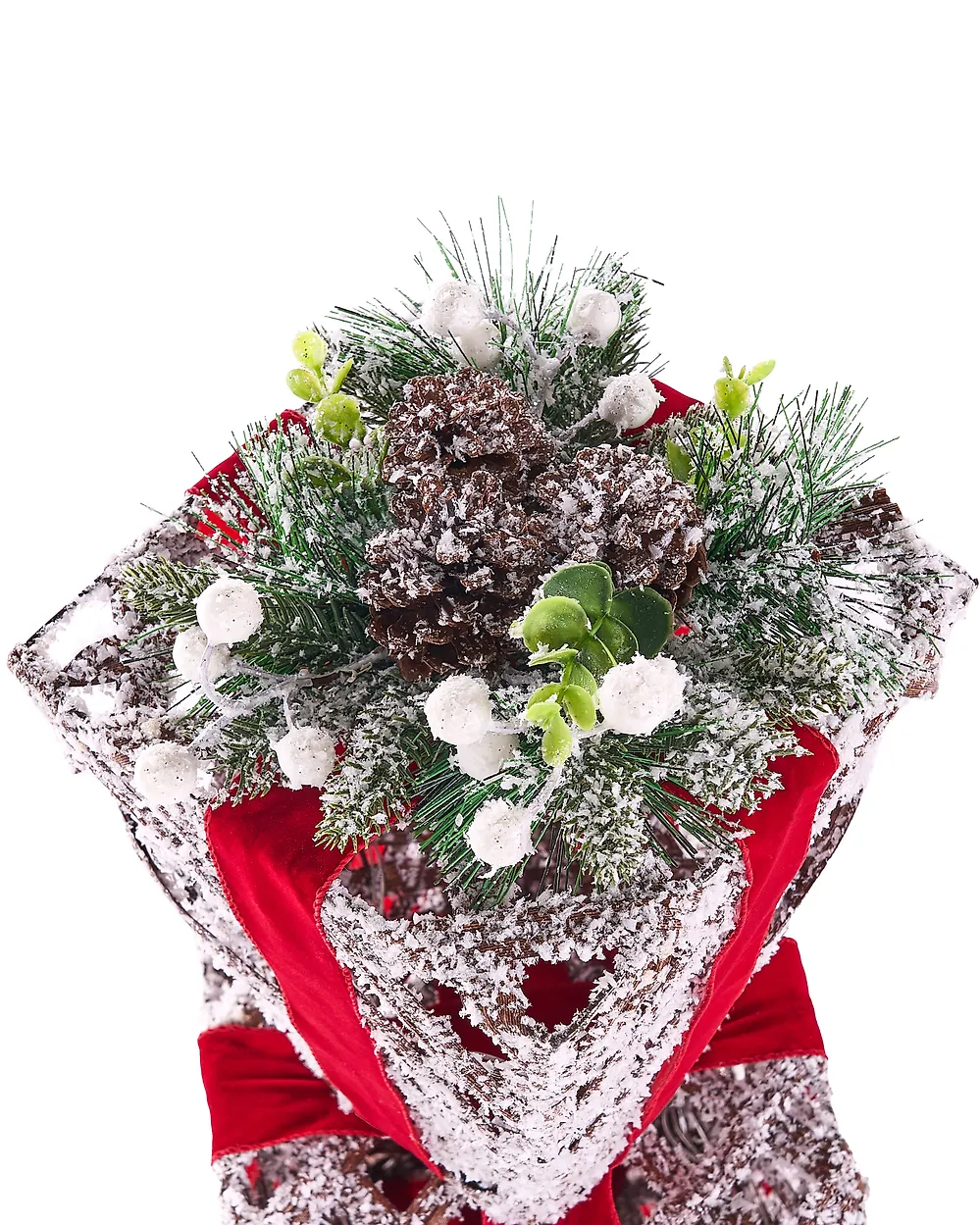 Joulukoriste LED-valo HUMPPILA 87 cm Joululahja Valkoinen_1177966