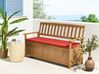 Bench Seat Pad Cushion SOVANA 148 x 45 cm Dark Red