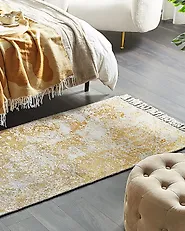 Matta BOYALI Senapsgul 80 x 150 cm Viskos_1179930