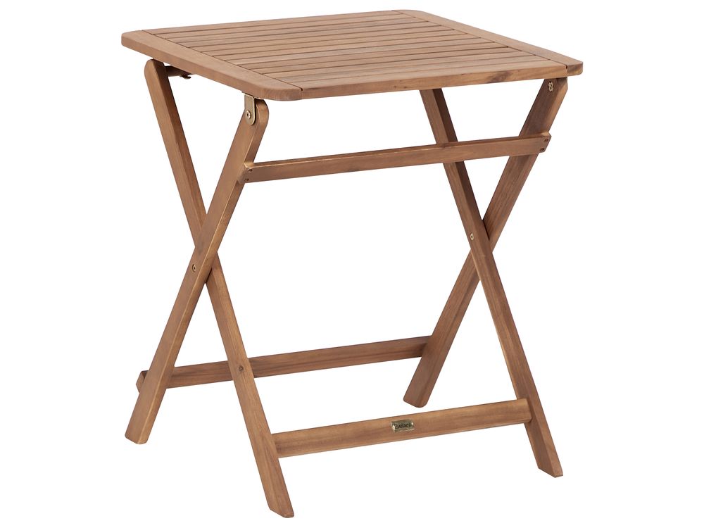 Utendørs sidebord PARAGGI 60 cm 60 cm Sertifisert akasietre Brun