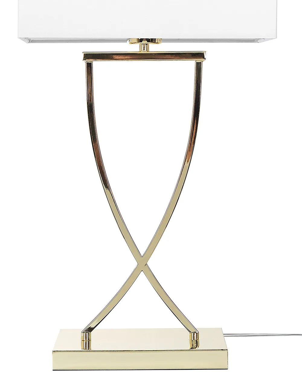 Table Lamp YASUNI Metal White/ Gold_825513
