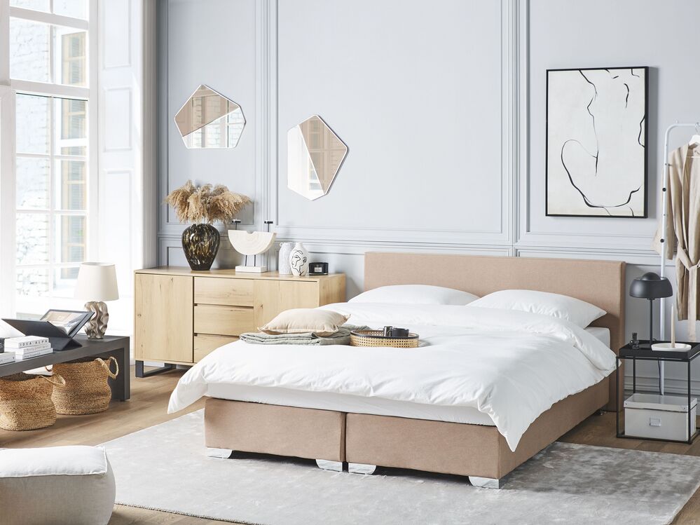 Kontinentalseng  PRESIDENT 160 x 200 cm Beige