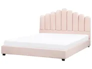 Bed Velvet VINCENNES 180 x 200 cm (EU Super King) Pastel Pink_974495