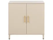 2 Door Sideboard OMBURA Metal Beige_1082582