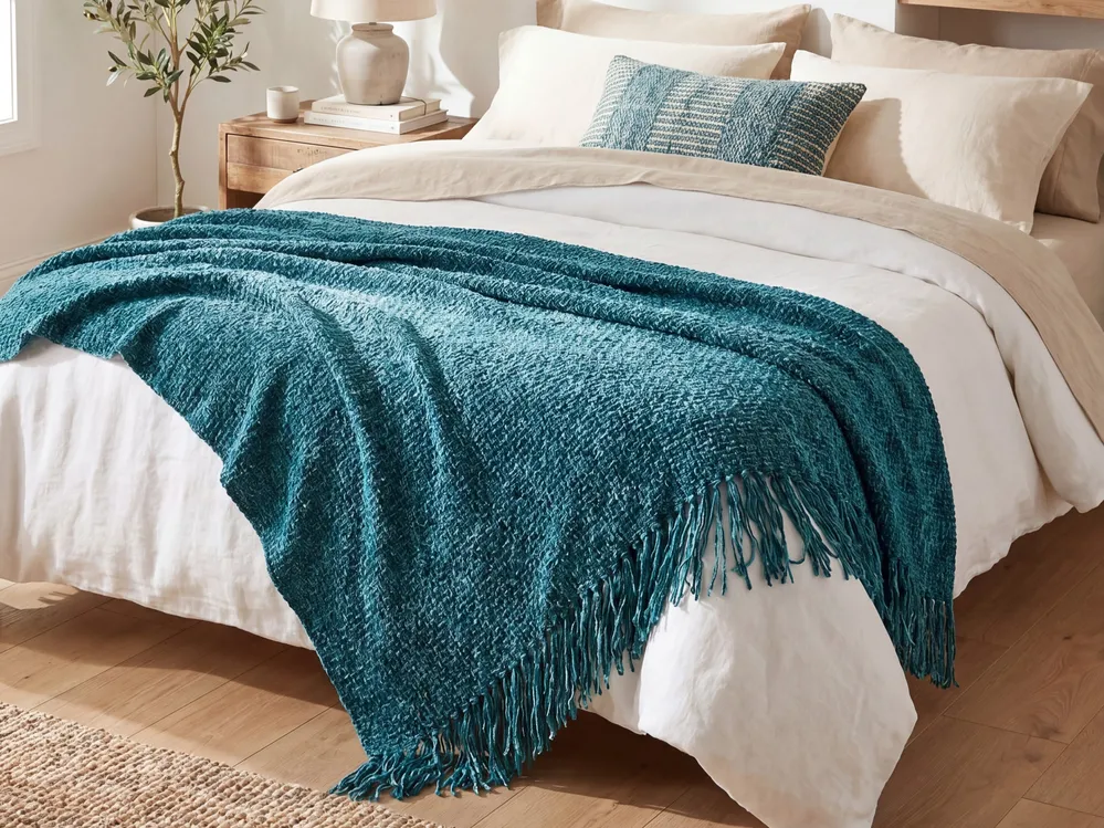 Blanket HAMAT 150 x 200 cm Emerald Green