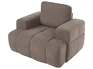 Sofagruppe 5-seters NARILLA Bouclé Gråbrun_1165075