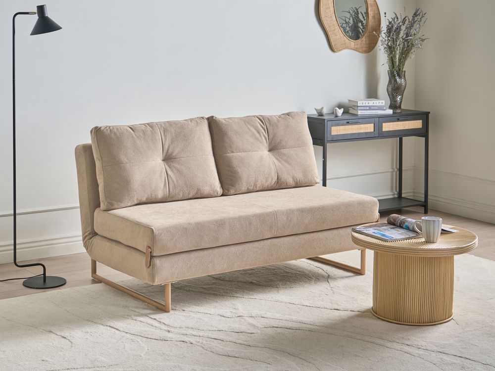 Bäddsoffa 3-sits JERSLEV Ljusbrun