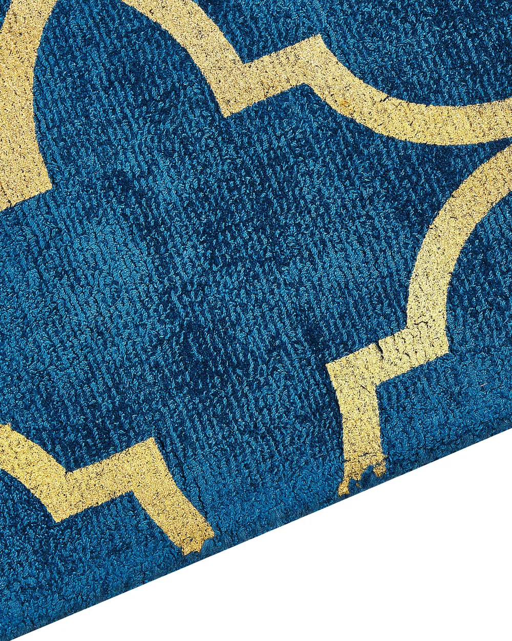 Rug YELKI Blue 160 x 230 cm Viscose_806402