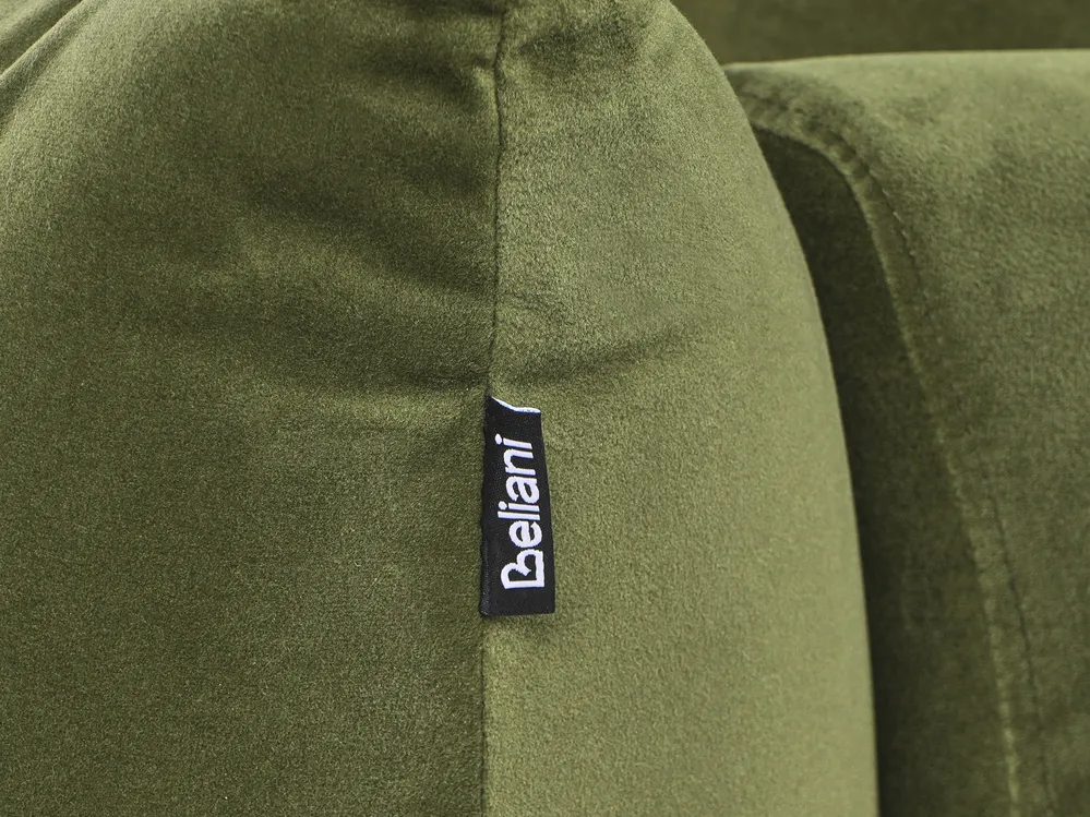 Sofa 3 Seater LUVOS Velvet Green_970558