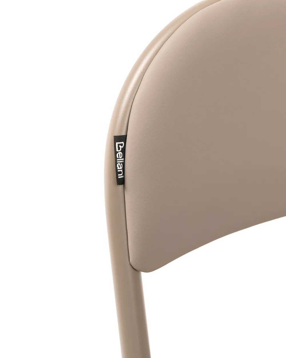 Set of 4 Folding Chairs SHASTA Metal Beige_1039668