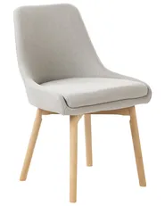 Set med 2 matstolar MELFORT Ljusgrå_958384
