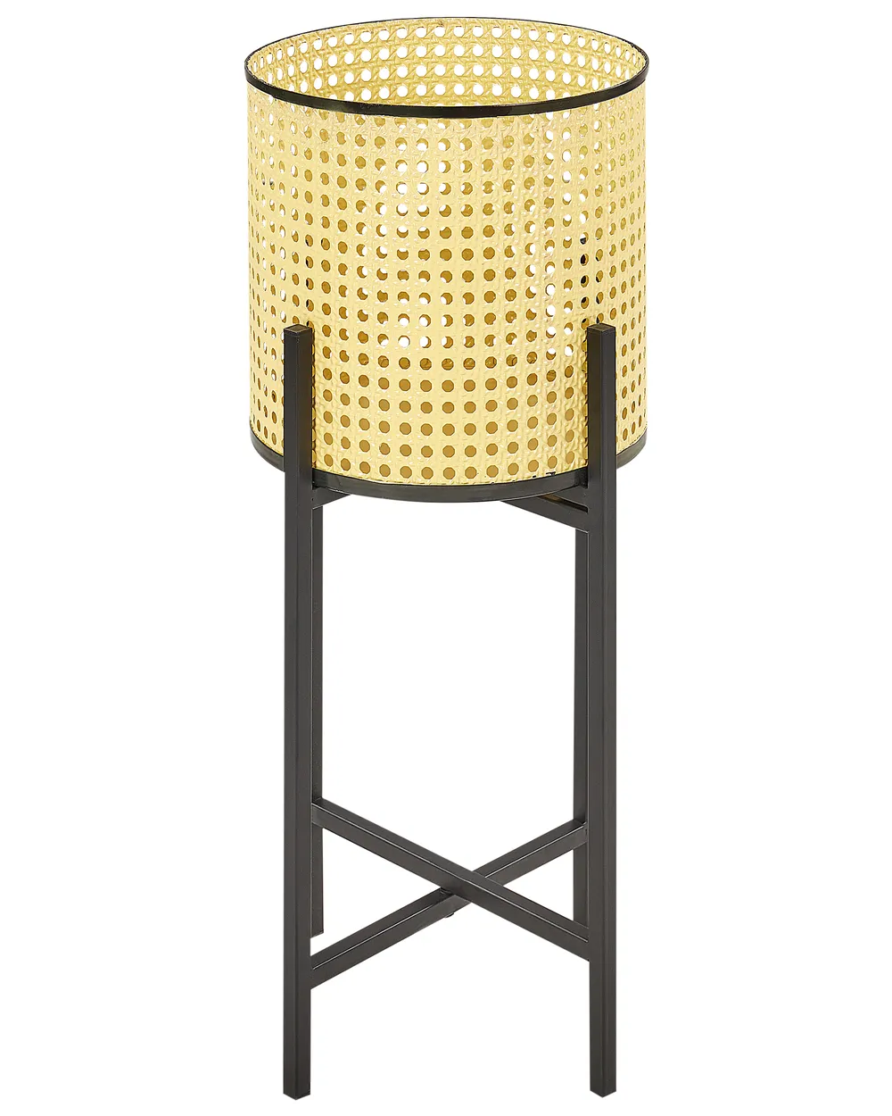 Elevated Plant Pot FALLOPIA 25 cm Metal Beige