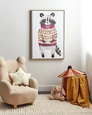 Canvas-taulu CAMPLI 63 x 99 cm Eläinaihe Harmaa_1182730