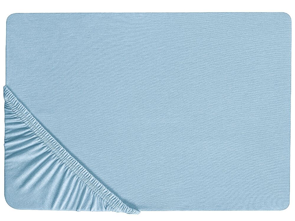 Formsydd laken HOFUF 180 x 200 cm Bomull Lyseblå