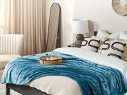 Blanket BAYBURT 200 x 220 cm Blue_850689