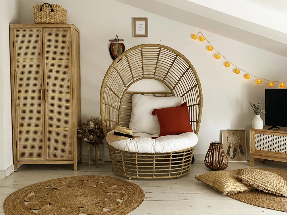 Garden Armchair LIDO Rattan Beige_822721