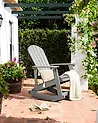 Ulkokeinutuoli ADIRONDACK Vaaleanharmaa