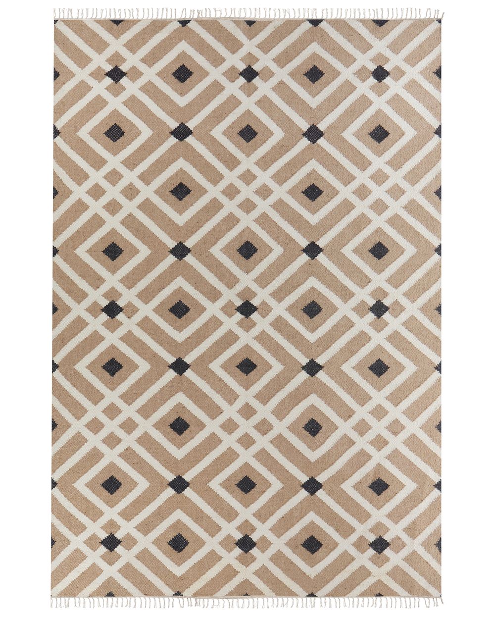 Rug ESENCIK Beige 200 x 300 cm Jute