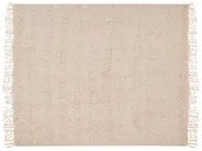 Blanket VELLA Cotton 200 x 220 cm Light Beige_939547