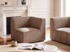 Corner Seat LEMVIG Corduroy Dark Beige Left Hand