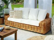 Outdoor Cushion Cover Set FORLI White_986066
