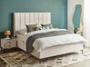 Bedroom Set SEZANNE Boucle Off-White 160 x 200 cm (EU King Size)