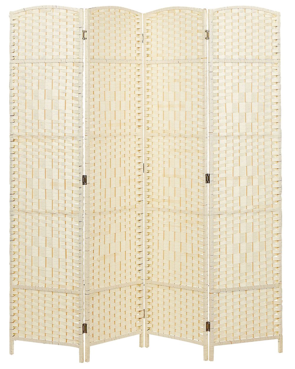 Romdeler med 4 paneler LAPPAGO 163 cm 170 cm Lys beige