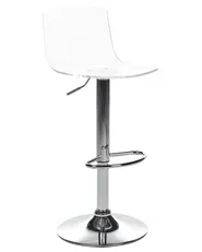 Set of 2 Bar Chairs IMOLA Swivel Transparent_915127