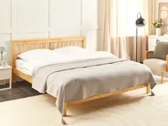 Bedspread LINDULA Cotton 200 x 220 cm Taupe_915475