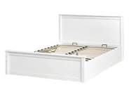 Ottoman Bed LAMBRES Pine Wood White 140 x 200 cm (EU Double)_985608