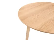 Matbord HUNTLEY Ljus ekfanér 140 cm 140 cm_1017343