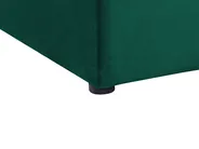 Waterbed with Storage Bench NOYERS Velvet Green 140 x 200 cm (EU Double)_915260