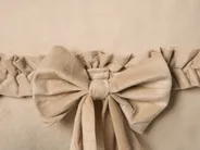Set of 2 Decorative Cushions BELLE 30 x 50 cm Velvet Beige Solid_1039800