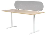 Skiljevägg för skrivbord SPARKY 160 x 40 cm Ljusgrå_1015291