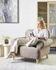 Armchair KIBERG Fabric Taupe_959667