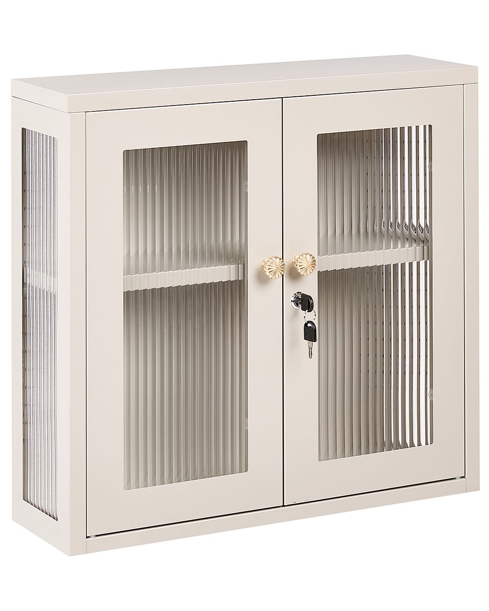 Seinäkaappi HARLYN 60 cm Metalli Beige