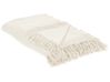 Bedspread YERBENT Cotton 200 x 220 cm Off-White