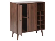 Wine Cabinet TULLAMORE Dark Brown_953458