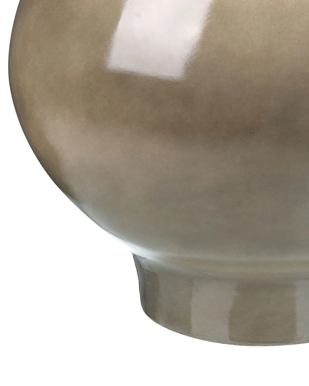 Flower Vase MAGAN 31 cm Ceramic Taupe_847845