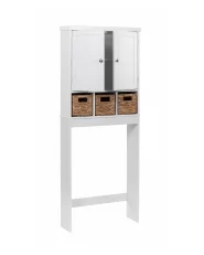 Washing Machine/Toilet Storage Cabinet PACLLON 65 cm White_1172696