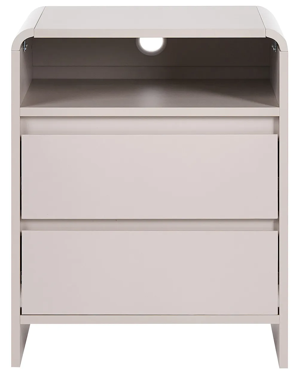 Nattbord med 2 skuffer DORRIGO Lys beige_1135011