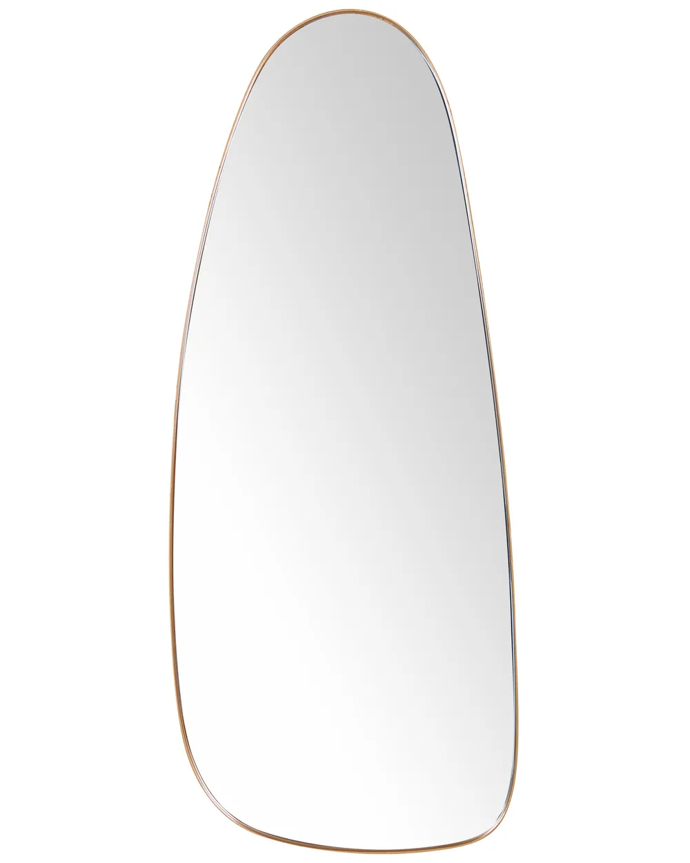 Wall Mirror CERGY 39 cm 95 cm Metal Gold