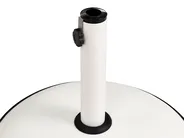 Parasollfot CANZO Rund Vit 25 kg_1066060