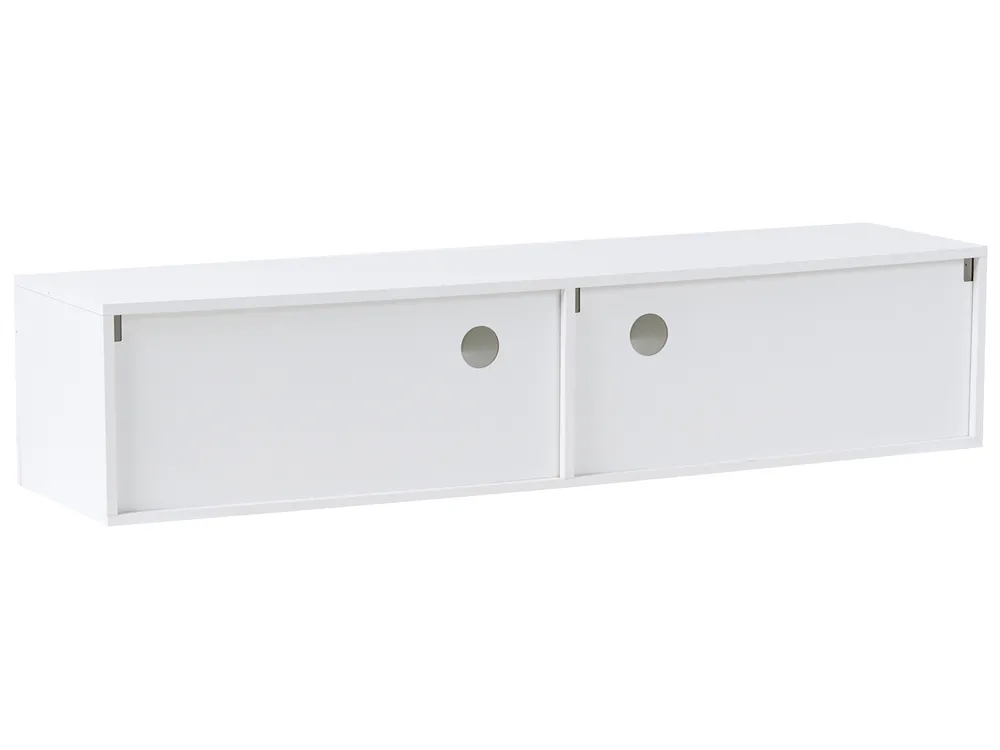 TV Stand with LED EDMONTON White_1030560