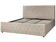Säng med förvaring AMIENS Sammet Taupe 180 x 200 cm_914367