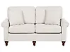 Sofa 2 Seater GINNERUP Fabric Light Beige