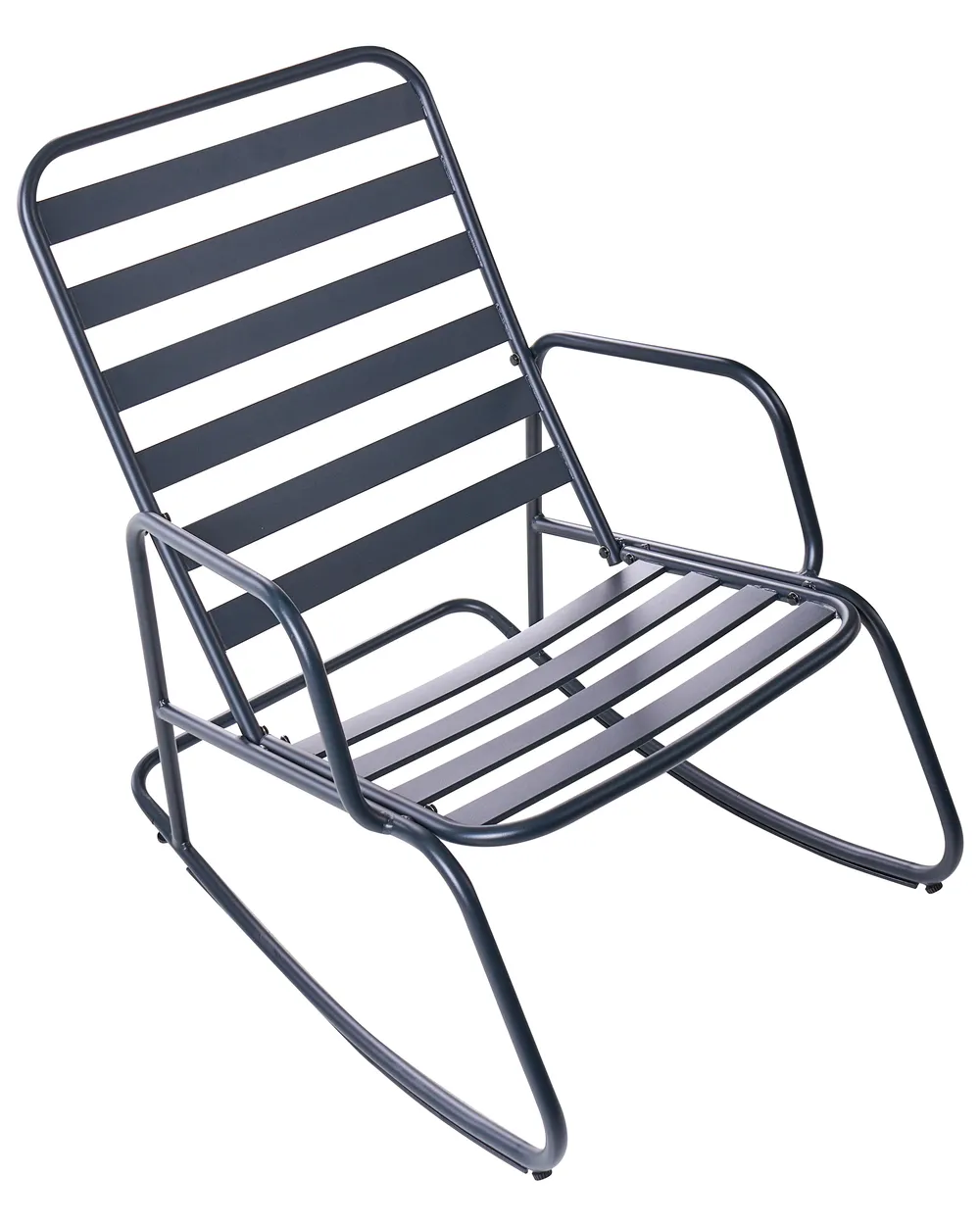 Garden Rocking Chair TURI Metal Black_1020919